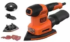 Шлифовальная машина осциллирующая Black+Decker 4-в-1, 200 Вт, 125 мм
