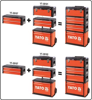Ящик инструментальный модульный Yato YT-09107