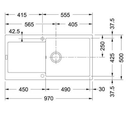 Кухонна мийка Franke Maris MRG 611-97 XL - капучино