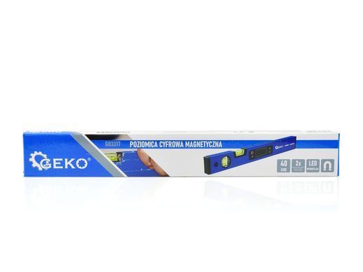Магнитный цифровой уровень 40 см Geko G03317