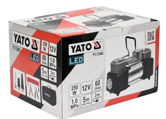 Міні-компресор / міні-настільний компресор з Led-Лампою 250W