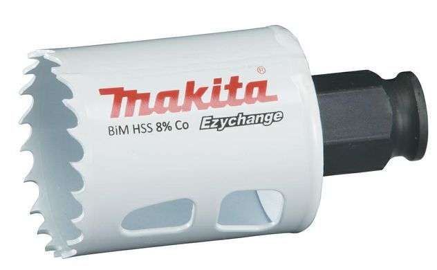 Бим коронка Makita Hss-Co 8% 86мм Ezychange металл, сталь, алюминий, дерево, пвх