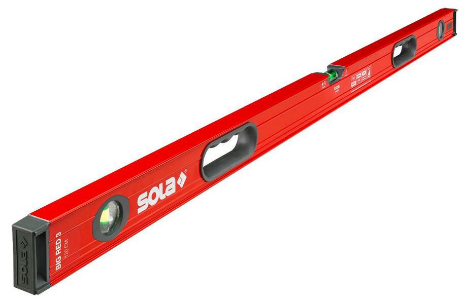 Уровень строительный SOLA BIG RED 3 240 см, точность 0,3 мм/м, алюминиевый
