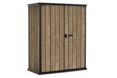 Садовый шкаф для хранения Deco Vertical 1400L Ashwood Keter