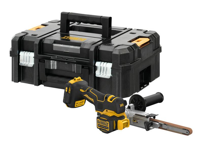 Ленточная шлифмашина DeWalt 18 В DCM200NT TSTAK, лента 457x13 мм, без аккумуляторов