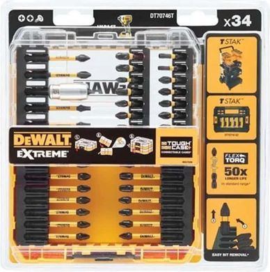 Набір біт 34шт Dewalt Flextorq