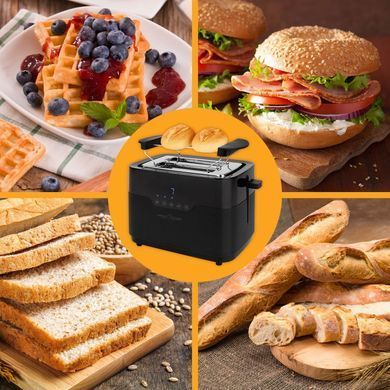 Тостер для сендвічів сенсорний 920 Вт ProfiCook PC-TA 1244 чорний