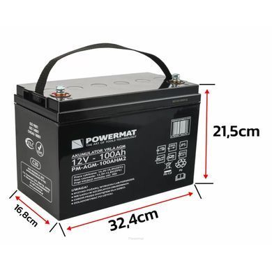 Аккумулятор Powermat PM-AGM-100AHM2