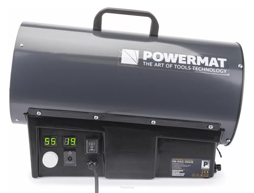 Газовий обігрівач Powermat 25 кВт LCD PM-NAG-25GLN із термостатом