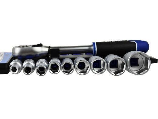 Набір ключів торцевих 1/2" 19 штук 8-32 мм Geko G10103