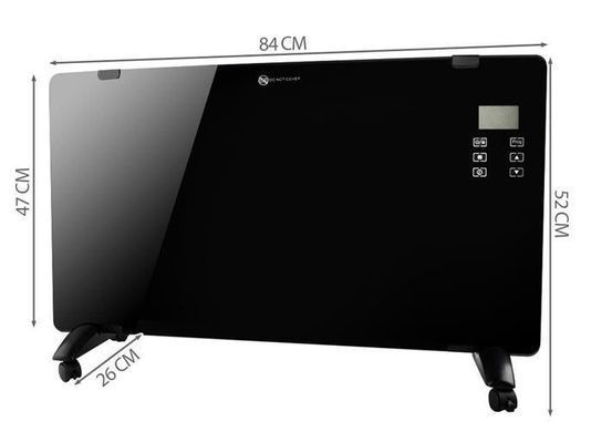 Конвектор електричний Malatec 2000 Чорний