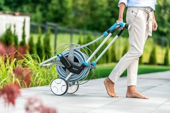 Візок для шланга металевий EXPLORER 60 м&nbsp;UNI FIT SAFETOUCH