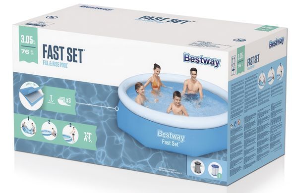 Садовий надувний басейн Poolside Delight 5 елементів Bestway