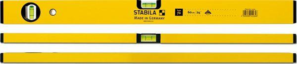 Уровень строительный STABILA TYP 70 120 см SA02289, точность ±0,5 мм/м