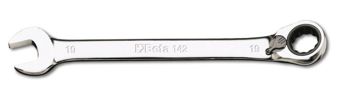 Гаечный ключ 13 мм с двусторонним храповым механизмом Beta 142