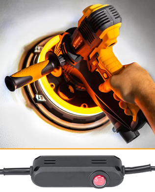 Шліфувальна машина для гіпсу Powermat PM-DG-1400L-PRO 1400 Вт