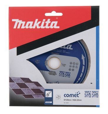 Алмазный диск Makita 125X22,23 мм цельный (сухое/мокрое) плитка