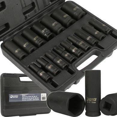 Набір ударних головок 1/2" RIPPER 10 - 32 мм