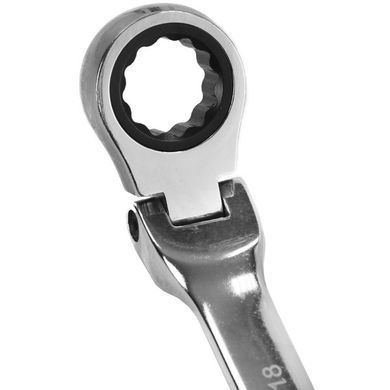 Набір комбінованих ключів із вигином 8-19мм12 ел. RATCHET Mar-Pol M58603