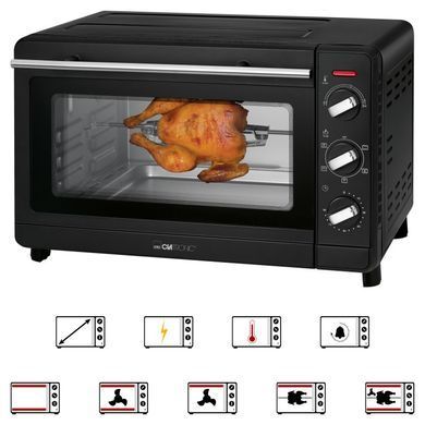 Електрична духовка настільна гриль 30 л 1500 Вт Clatronic MBG 3728