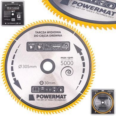 Пильный диск WIDIA по дереву 305Х30 100Z TDD-305X30X100Z