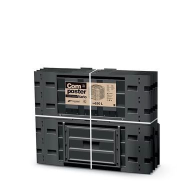Садовий компостер Prosperplast Compogreen Vario 650 л Сірий