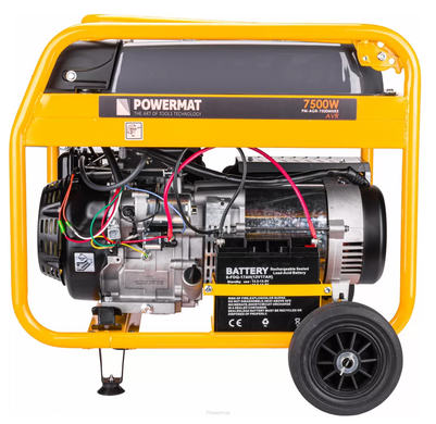 Електрогенератор Powermat PM-AGR-7500MNKE 7500 ВТ/PM1200