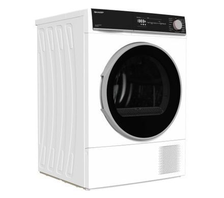 Сушильна машина Sharp KD-NHH9S8GW3-PL - 60,9 см - тепловий насос - 9 кг