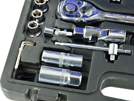 Набір торцевих ключів 1/2" та 1/4" 94 штуки Geko G10100
