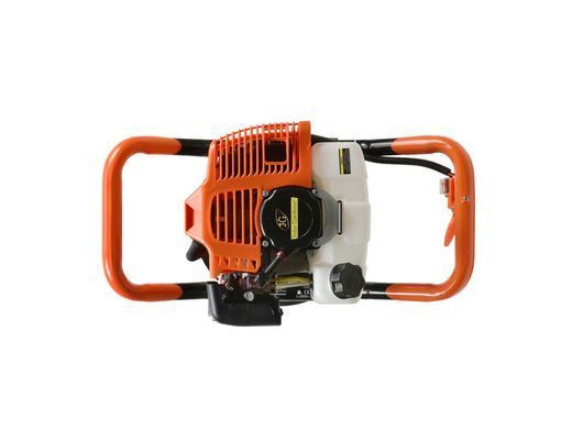 Бензиновый бур со сверлами и адаптером John Gardener G84020