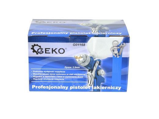 Фарборозпилювач HVLP із соплом 2,5 мм Geko G01168
