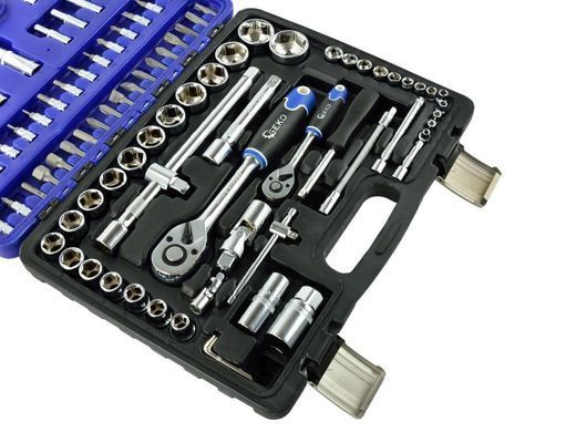 Набір торцевих ключів 1/2" та 1/4" 94 штуки Geko G10100