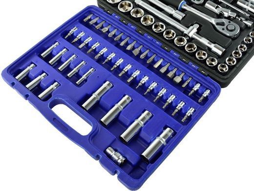 Набір торцевих ключів 1/2" та 1/4" 94 штуки Geko G10100