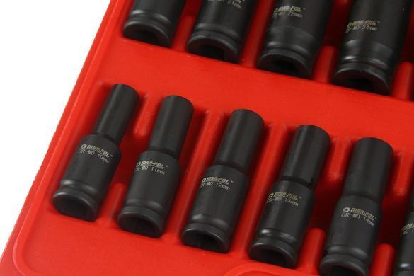 Ударні головки 1/2" 16 шт 10-32 мм Mar-Pol M58256
