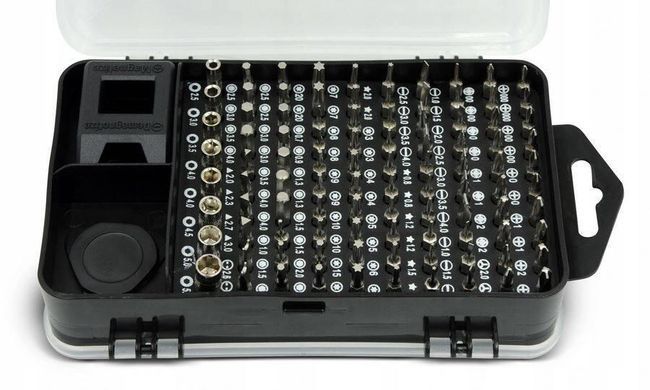 Набір викруток, прецизійні насадки 110 шт Bass Polska 3817