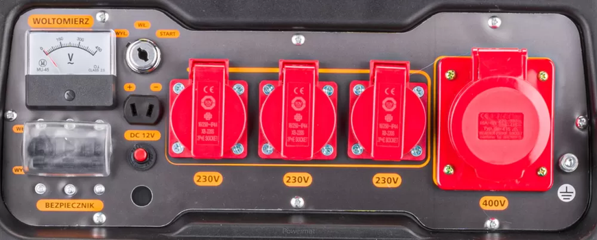 Електрогенератор Powermat PM-AGR-7500MNKE 7500 ВТ/PM1200