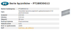 BOSTITCH ЦВЯХИ PT 280-50 RING G12 2,2М