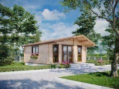 Дом для дачи деревянный CHEWA 35м&sup2; Nordenwood