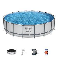 Бассейн семейный каркасный круглый Steel Pro Max Bestway 56462