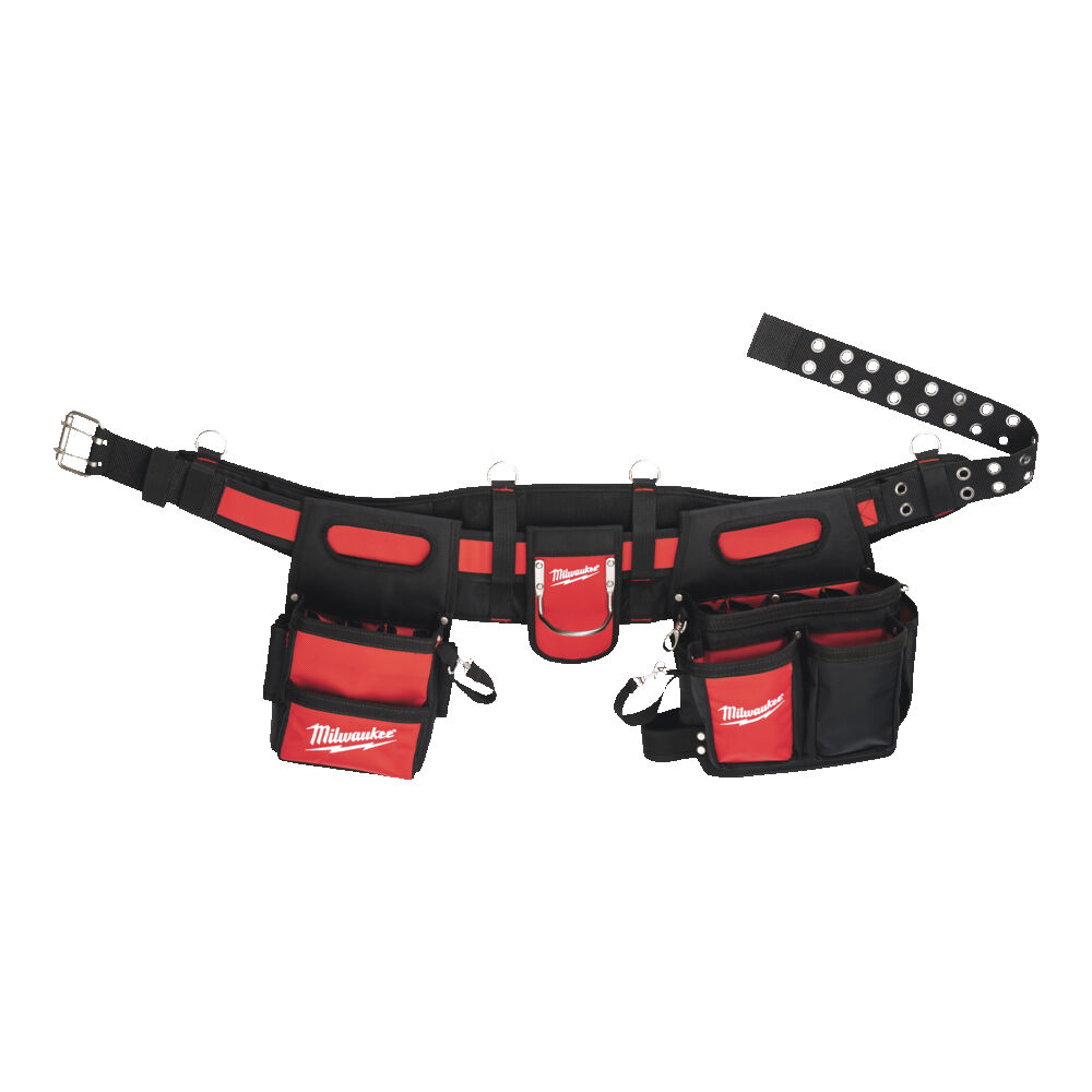 Пояс инструментальный Milwaukee 1680D с клипсой для рулетки и петлями