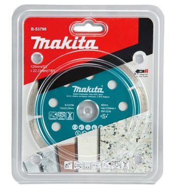 MAKITA АЛМАЗНИЙ ДИСК 125x22,23mm СЕГМЕНТНИЙ (НА СУХО) БЕТОН, ГРАНІТ, МАРМУР