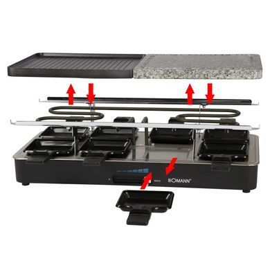 Електричний гриль Raclette Bomann RG 2279 CB