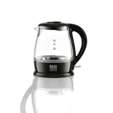 Электрический чайник со светодиодной подсветкой, 1 л Bass Polska BH 10363