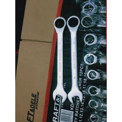 Ключи комбинированные накидные 12шт. Kraft&Dele KD11301