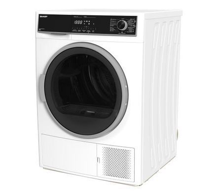 Сушильная машина Sharp KD-HHH7S8GW3-PL - 56,3 см - тепловой насос - 7 кг