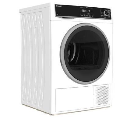 Сушильная машина Sharp KD-HHH7S8GW3-PL - 56,3 см - тепловой насос - 7 кг