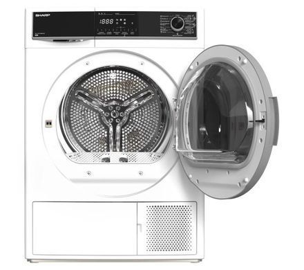 Сушильная машина Sharp KD-HHH7S8GW3-PL - 56,3 см - тепловой насос - 7 кг