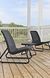 Меблі для тераси для двох графіт Rio Patio