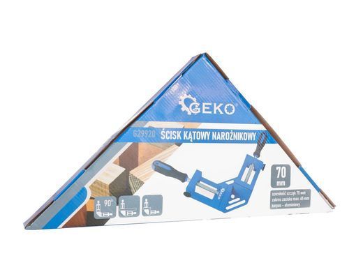 Зажим угловой 70 мм Geko G29920