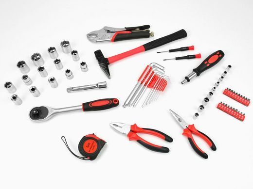 Ящик для инструментов с аксессуарами 64 предмета Geko G10850